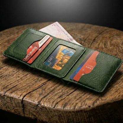 Kora - Deri Trifold Cüzdan
